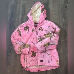 Berne Pink Camo Hooded coat